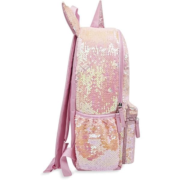 Mochila poliéster, Unicórnio, Rosa, QAR22711372, Happy-time - PT 1 UN