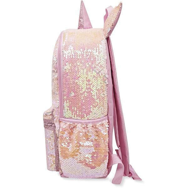 Mochila poliéster, Unicórnio, Rosa, QAR22711372, Happy-time - PT 1 UN