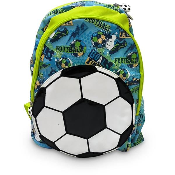 Mochila poliéster, Futebol, 14", BPK20, Happy-time - PT 1 UN