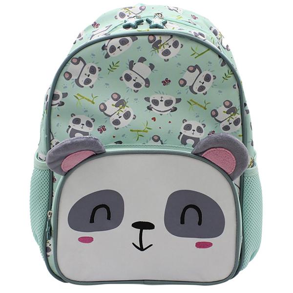 Mochila escolar infantil, Panda 14" BPK Happy-time - PT 1 UN