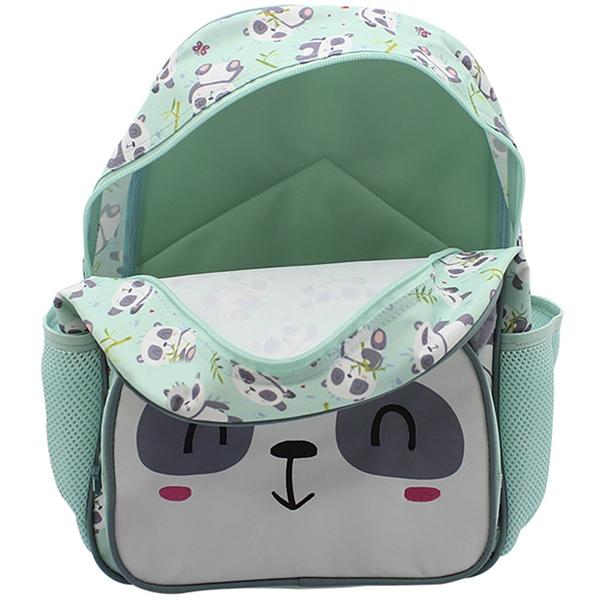 Mochila escolar infantil, Panda 14" BPK Happy-time - PT 1 UN