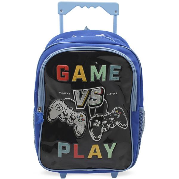 Mochila Escolar Infantil de Rodinhas Gamer 16" Happy-time - PT 1 UN