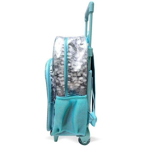 Mochila Escolar Infantil de Rodinhas Sereia 16" Happy-time - PT 1 UN