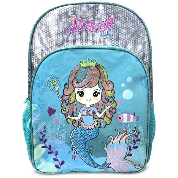 Mochila poliéster, Sereia, 16", BPK8, Happy-time - PT 1 UN