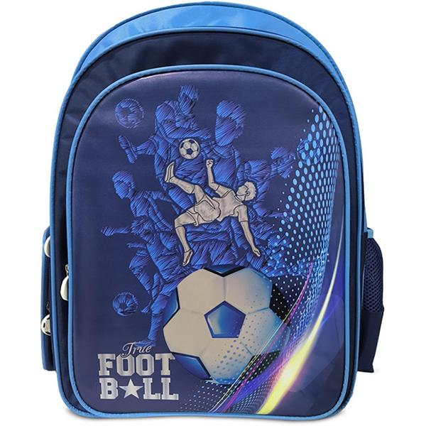 Mochila escolar infantil, Futebol 18" BPK12 Happy-time - PT 1 UN