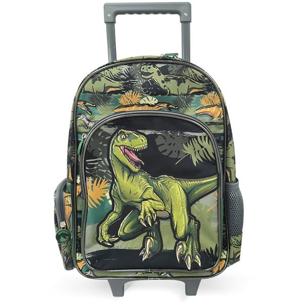 Mochila Escolar Infantil de Rodinhas Dinossauro 16" Happy-time - PT 1 UN