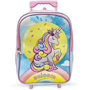 Mochila Escolar Infantil de Rodinhas Unicórnio 16 Happy-time - PT 1 UN