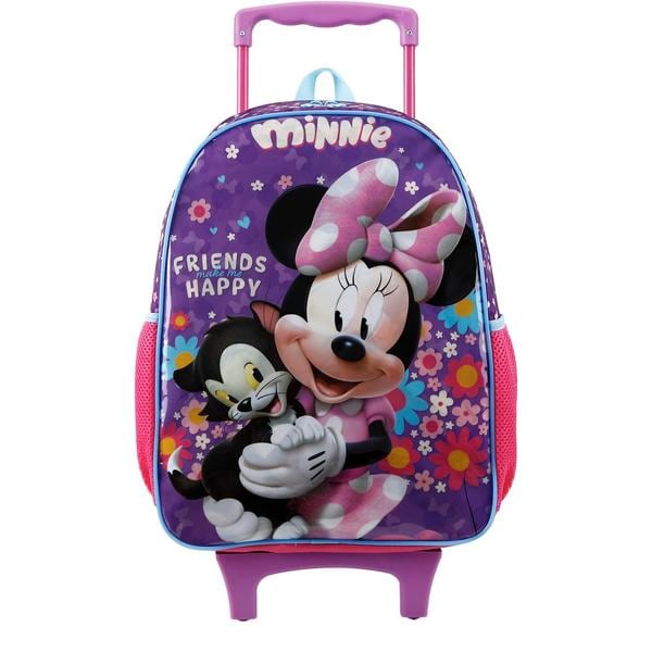 Mochila Infantil Disney Minnie em Poliéster 16" Xeryus - PT 1 UN