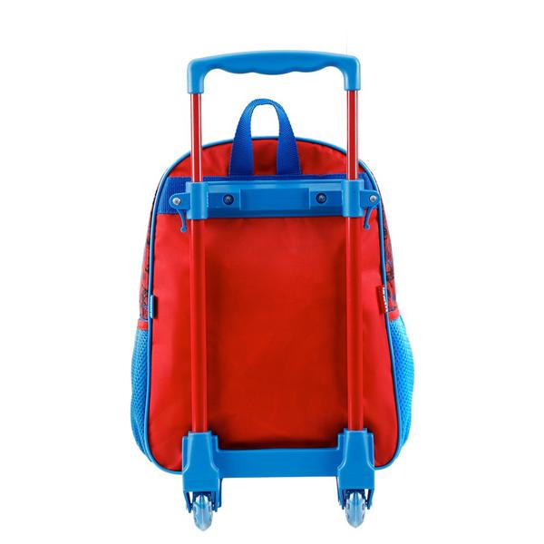 Mochila Escolar Infantil de Rodinhas Homem Aranha Spiderman Marvel Spiderman Marvel em Poliéster 16" Xeryus - PT 1 UN