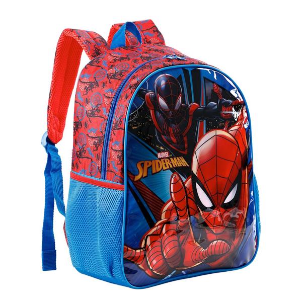 Mochila infantil Marvel Homem Aranha - Spider-Man em Poliéster 16" Xeryus - PT 1 UN