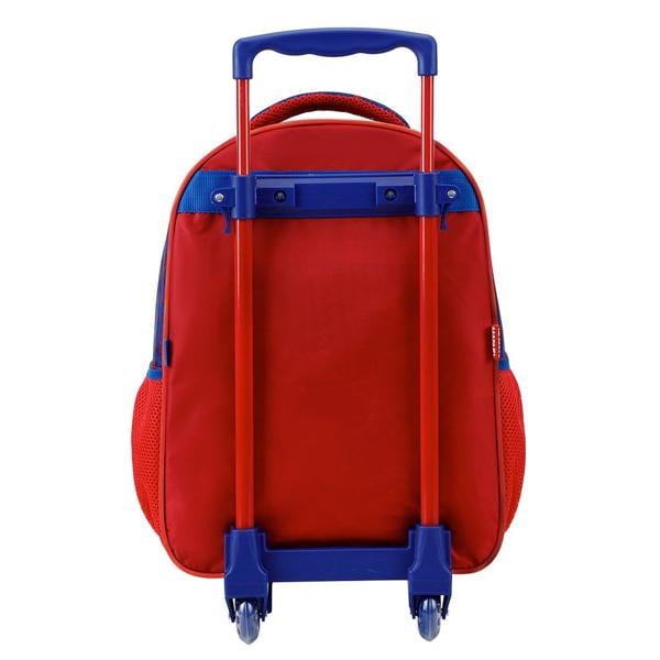 Mochila Escolar Infantil de Rodinhas Homem Aranha Spiderman Marvel Spiderman Marvel em Poliéster 16" Xeryus - PT 1 UN