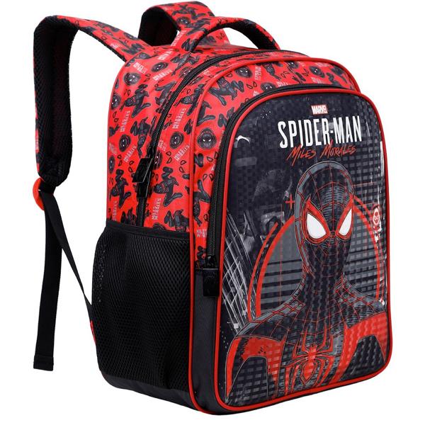 Mochila infantil Homem Aranha Spiderman Marvel em Poliéster 16" Xeryus - PT 1 UN