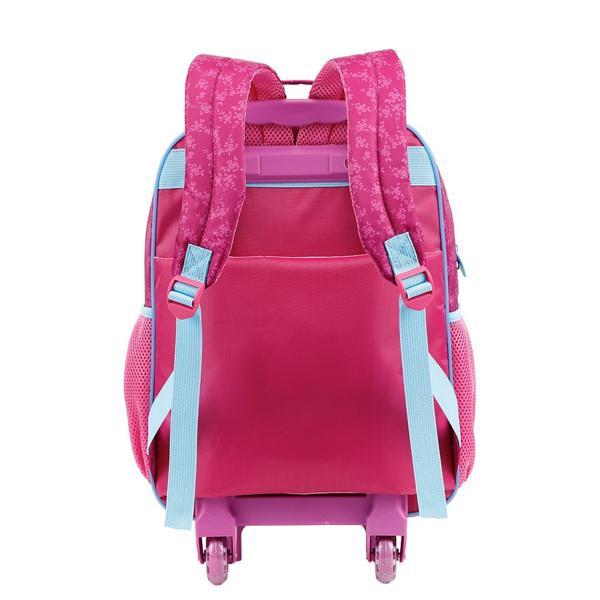 Mochila Escolar Infantil de Rodinhas Disney Princesas em Poliéster 16" Xeryus - PT 1 UN