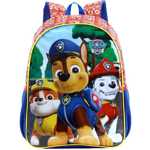 Mochila Infantil Patrulha Canina - Paw Patrol em Poliéster 16" Xeryus - PT 1 UN