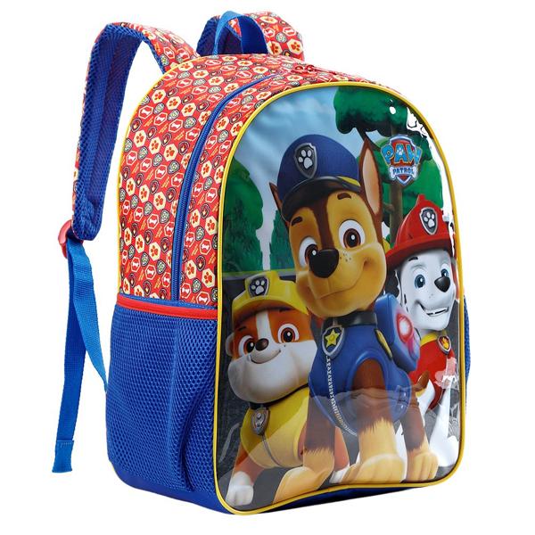 Mochila Infantil Patrulha Canina - Paw Patrol em Poliéster 16" Xeryus - PT 1 UN