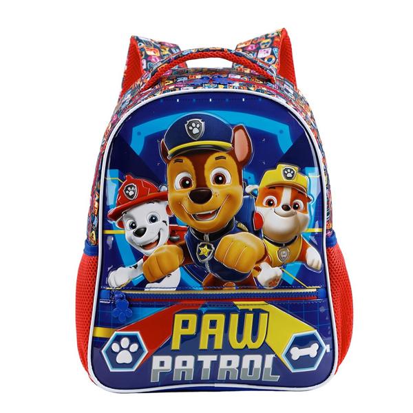 Mochila Infantil Patrulha Canina - Paw Patrol em Poliéster 16" Xeryus - PT 1 UN