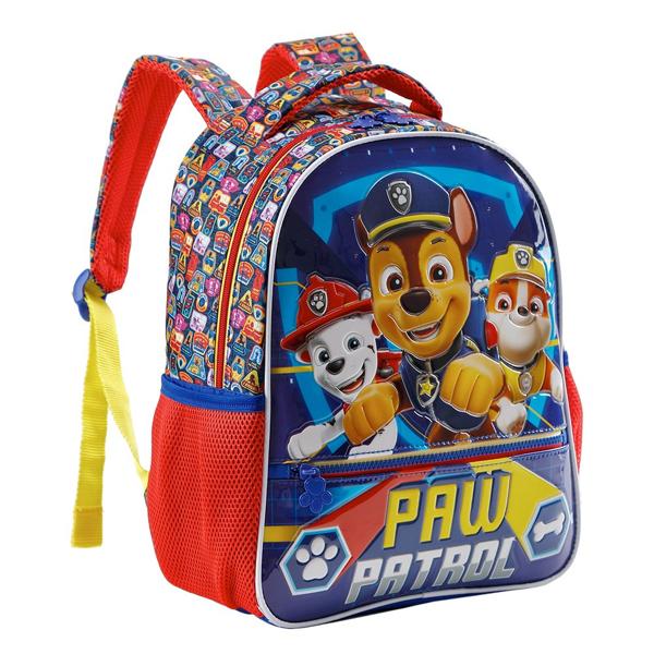 Mochila Infantil Patrulha Canina - Paw Patrol em Poliéster 16" Xeryus - PT 1 UN