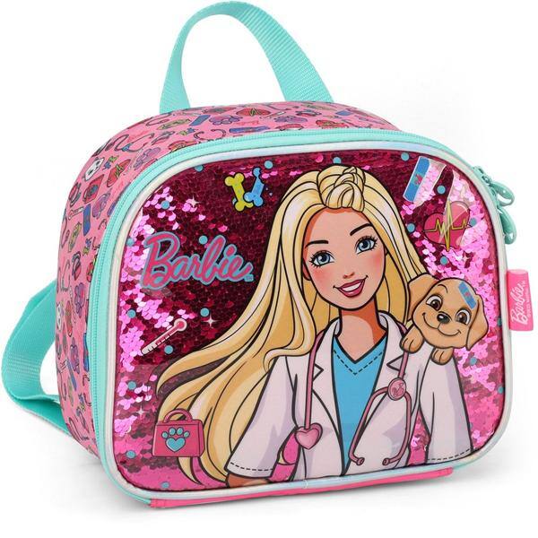 Lancheira Barbie rosa LA39133BB Luxcel PT 1 UN
