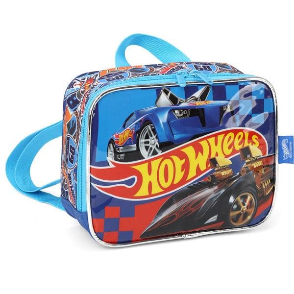 Lancheira Infantil Hot Wheels Mattel Luxcel - PT 1 UN