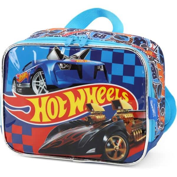 Lancheira Infantil Hot Wheels Mattel Luxcel - PT 1 UN