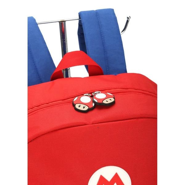 Mochila Escolar Super Mario em Poliéster, Vermelho, Luxcel - PT 1 UN