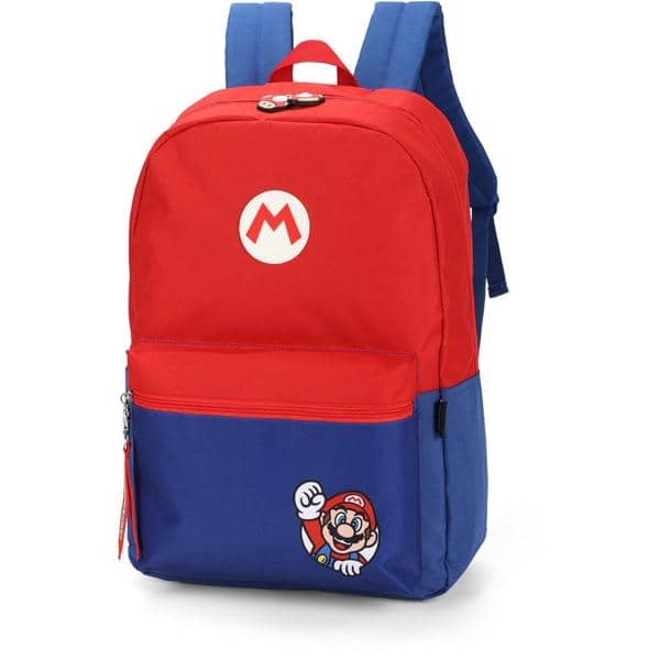 Mochila Escolar Super Mario em Poliéster, Vermelho, Luxcel - PT 1 UN