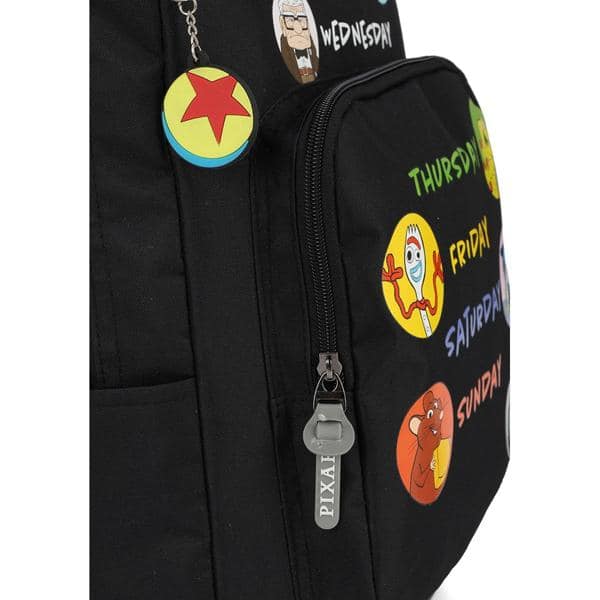 Mochila Escolar Disney Pixar em Poliéster, Preta, Luxcel - PT 1 UN