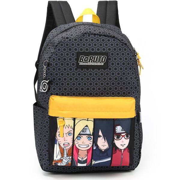 Mochila Naruto - Boruto em Poliéster Luxcel - PT 1 UN