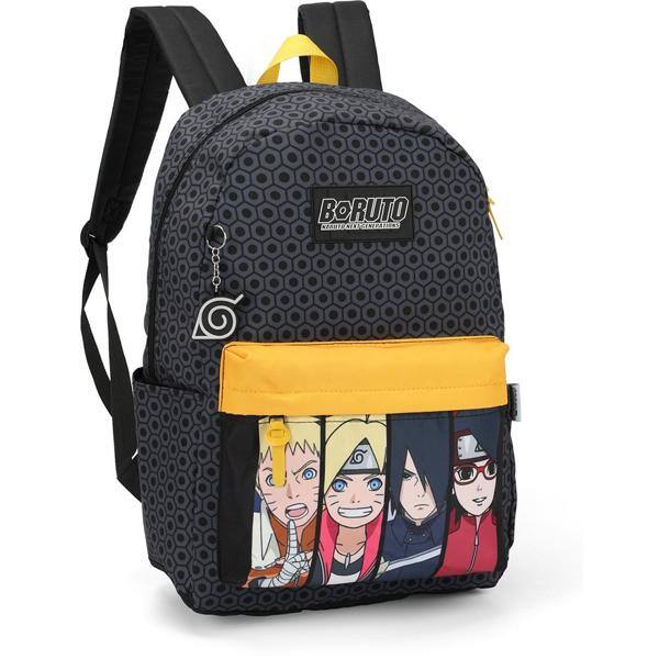 Mochila Naruto - Boruto em Poliéster Luxcel - PT 1 UN