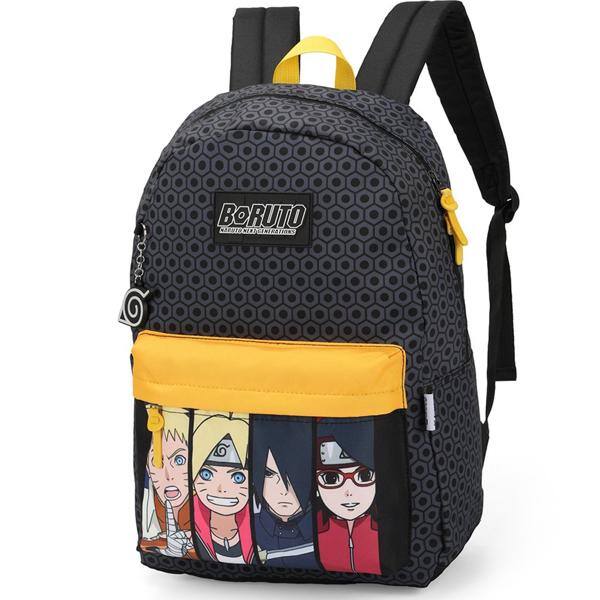 Mochila Naruto - Boruto em Poliéster Luxcel - PT 1 UN