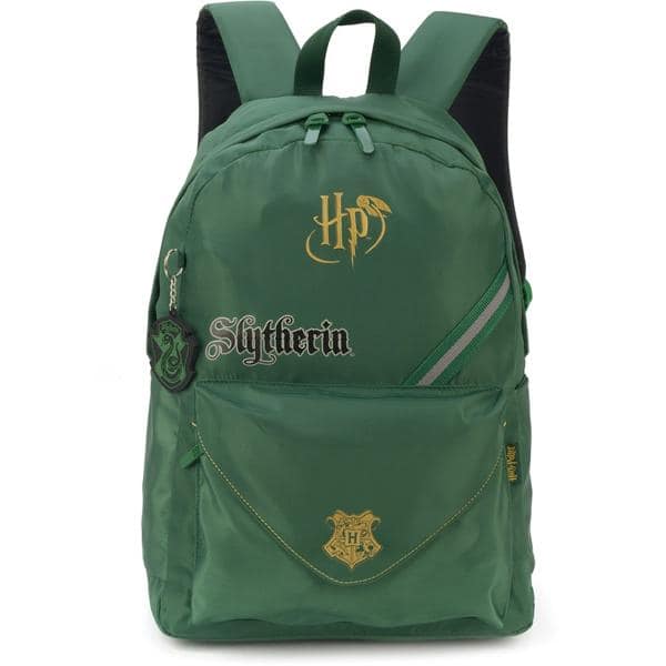 Mochila Harry Potter Sonserina em Poliéster Luxcel - PT 1 UN