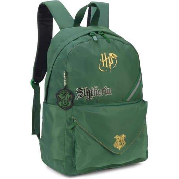 Mochila Harry Potter Sonserina em Poliéster Luxcel - PT 1 UN