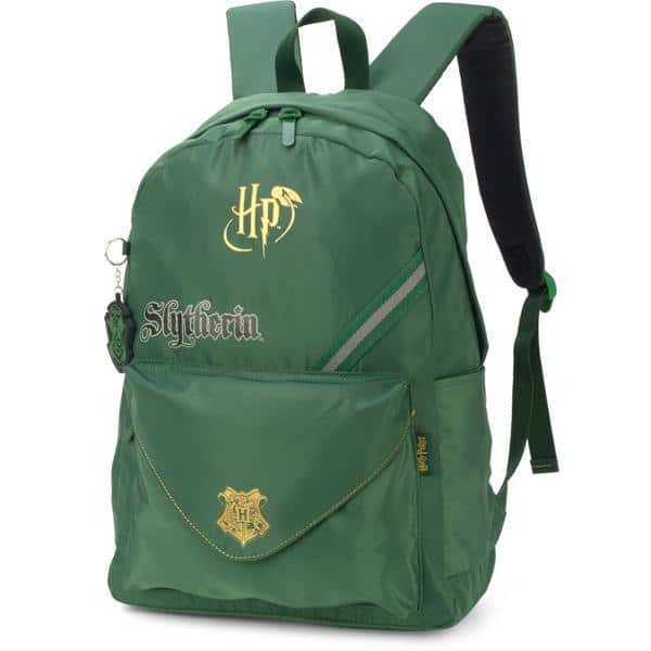 Mochila Harry Potter Sonserina em Poliéster Luxcel - PT 1 UN