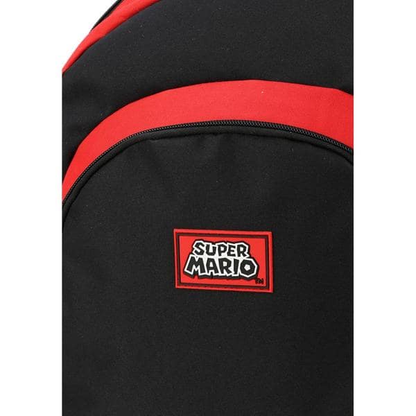 Mochila Escolar Super Mario em Poliéster, Preto, Luxcel - PT 1 UN