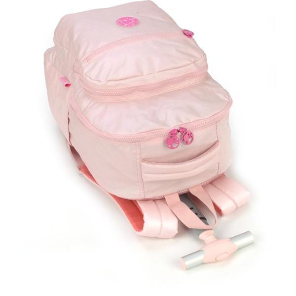 Mochila Escolar com rodas Barbie Mattel rosa em Poliéster, Luxcel - PT 1 UN