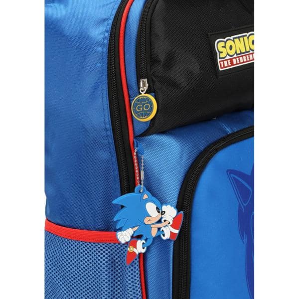 Mochila Escolar Sonic em Poliéster, Luxcel - PT 1 UN