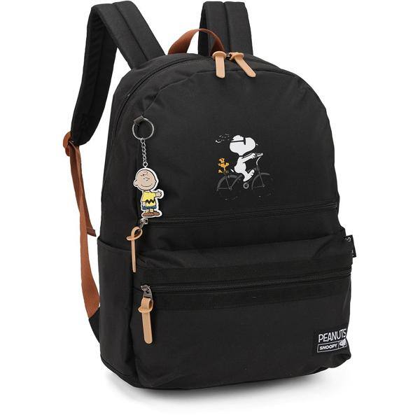 Mochila Snoopy - Peanuts em Poliéster Luxcel - PT 1 UN