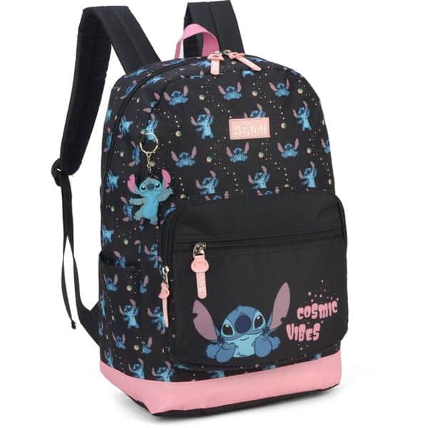 Mochila Stitch Disney em Poliéster Luxcel - PT 1 UN