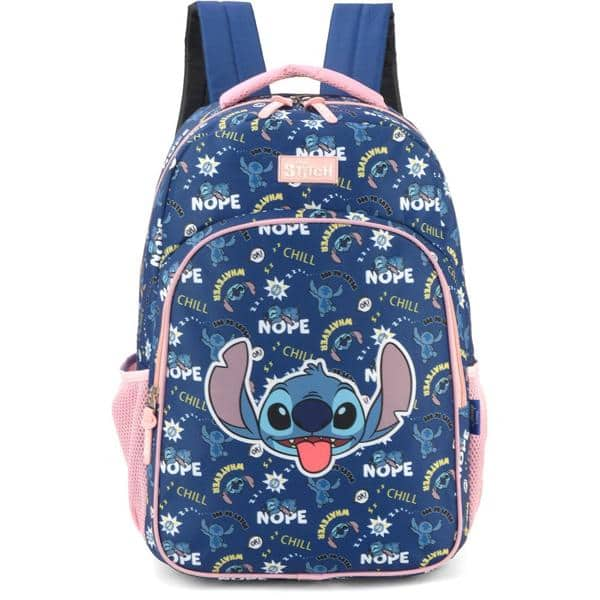 Mochila Stitch Disney em Poliéster Luxcel - PT 1 UN