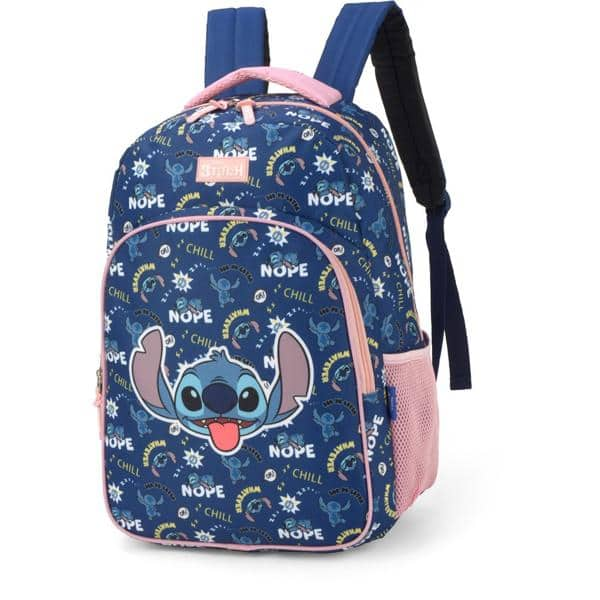 Mochila Stitch Disney em Poliéster Luxcel - PT 1 UN