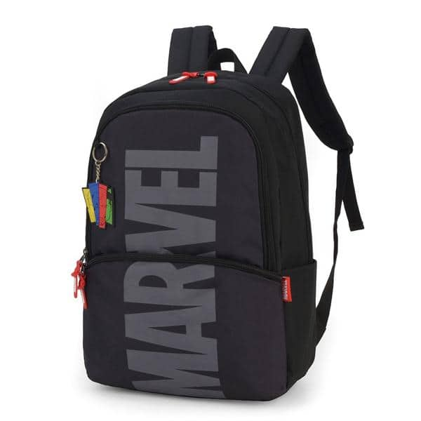 Mochila Escolar Marvel em Poliéster Luxcel - PT 1 UN