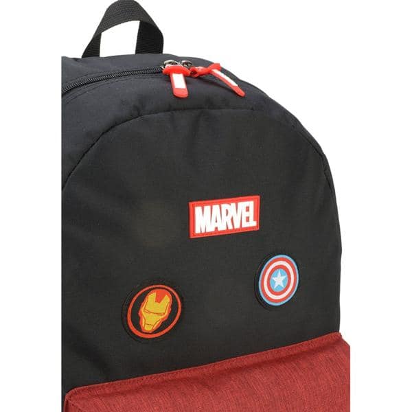 Mochila Marvel Vingadores - Avengers em Poliéster, Preta Luxcel PT 1 UN