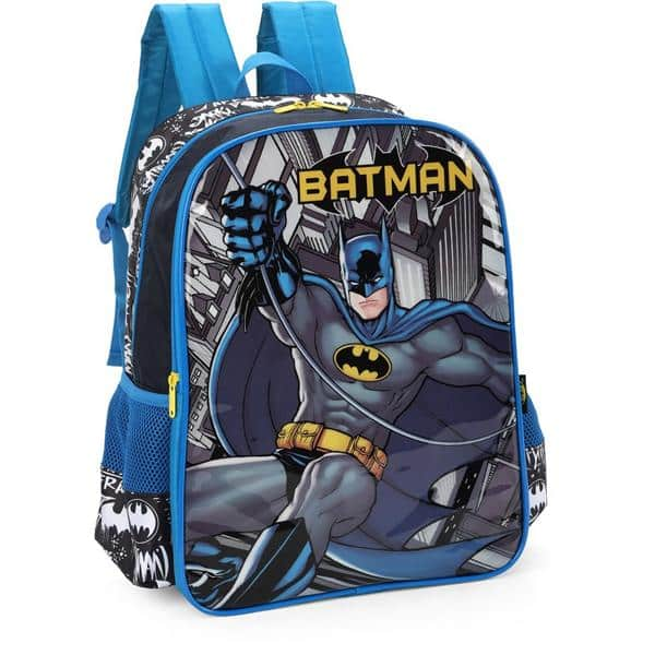 Mochila Infantil DC Batman em Poliéster Luxcel - PT 1 UN