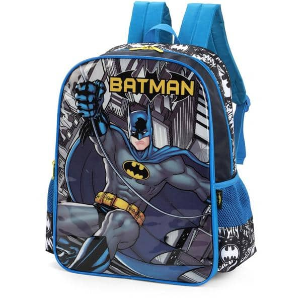 Mochila Infantil DC Batman em Poliéster Luxcel - PT 1 UN