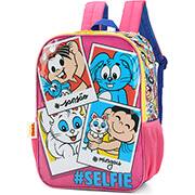 Mochila Escolar Infantil Turma da Mônica em Poliéster, Luxcel - PT 1 UN