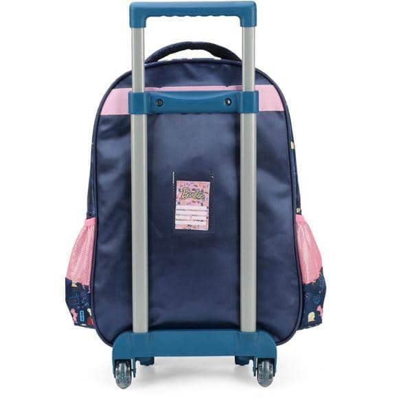 Mochila poli. c/ rodas Barbie azul IC39132BB Luxcel PT 1 UN
