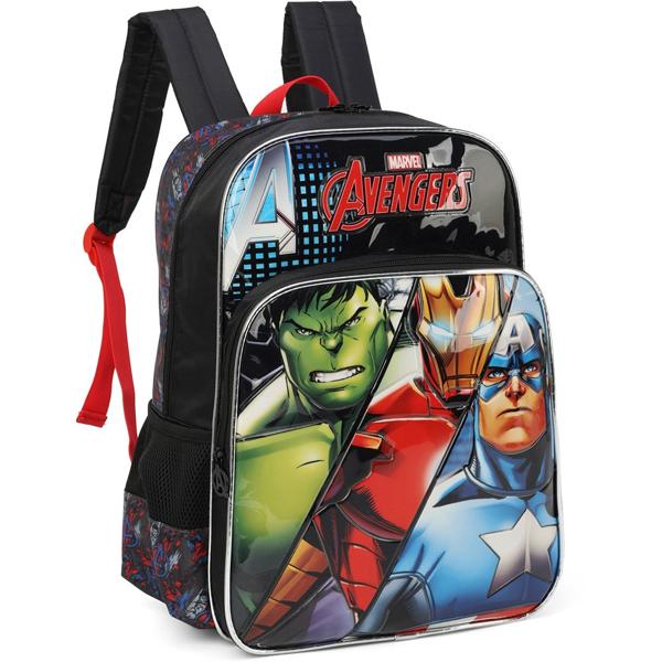 Mochila Infantil Marvel Vingadores - Avengers em Poliéster Luxcel - PT 1 UN