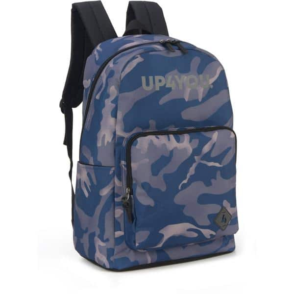 Mochila poliéster, Up4you, Azul, MS46514UP, Luxcel - PT 1 UN