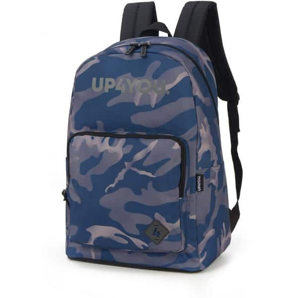 Mochila poliéster, Up4you, Azul, MS46514UP, Luxcel - PT 1 UN