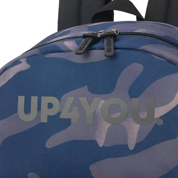 Mochila poliéster, Up4you, Azul, MS46514UP, Luxcel - PT 1 UN